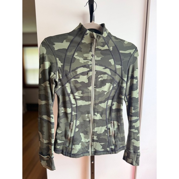 lululemon athletica Jackets & Blazers - Lululemon Define Jacket *Luon – Size 4 – Heritage 365 Camo Medium Olive Multi
